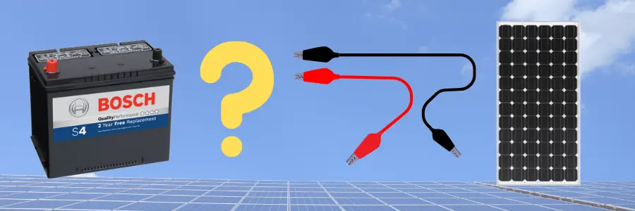 Can I Charge Car Battery With Solar Panel? Solar Panel To Car Battery