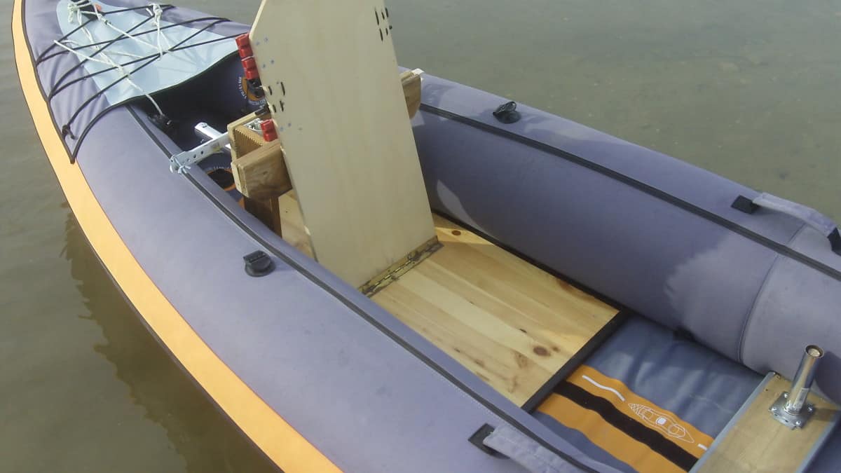 Step 2 – Measure And Fit The Plywood Floor Into The Kayak