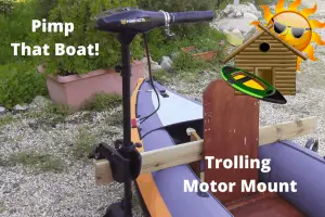Inflatable Boat With Trolling Motor Battery | DIY Kayak Mods