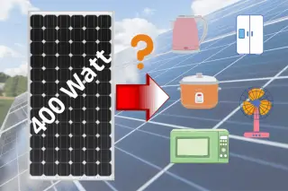 What Can A 400 Watt Solar Panel Run?