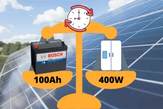 How Long Will A 100Ah Battery Run An Appliance That Requires 400W?