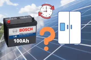 How Long Will A 100Ah Battery Run A Fridge?