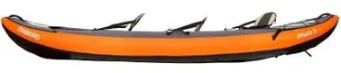 How much weight can an inflatable kayak carry?